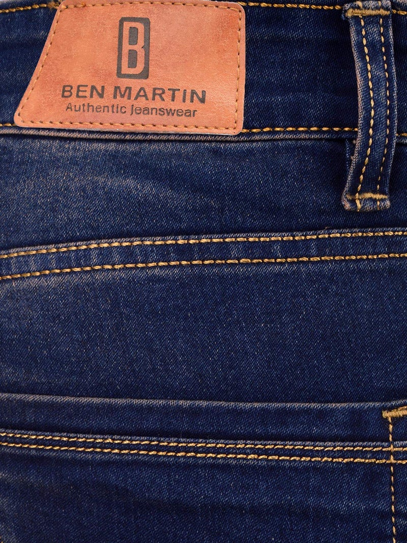 Ben Martin Men's Regular Fit Stretchable 32 Size Brown Cotton Denim Jeans Pant for Men, JJ3-13 - Image 5
