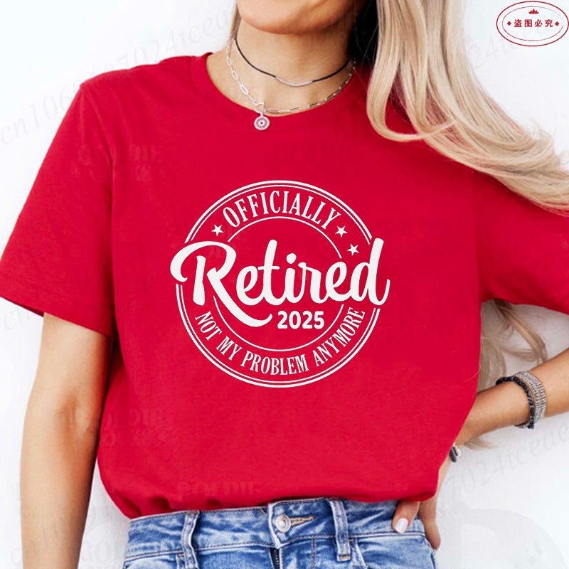 Funny Retirement T-Shirt For Women Fashionteacher Retired Es - Image 1