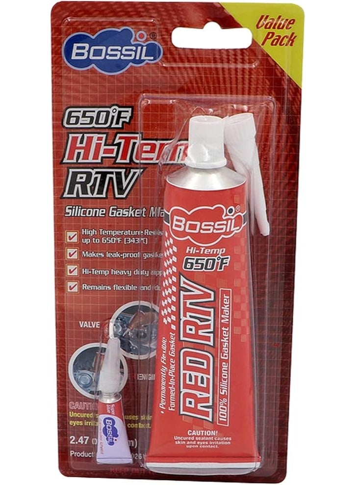 RED RTV SEALENT RED-BS 8026
