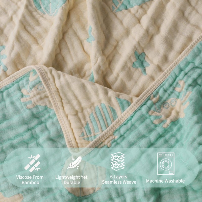 HardNok Ultra-Soft Muslin Baby Hooded Towel - 32 x 32 Inches, Ideal for Bath & Beach, Suitable for Both Boys & Girls from Newborns to Toddlers - Image 3