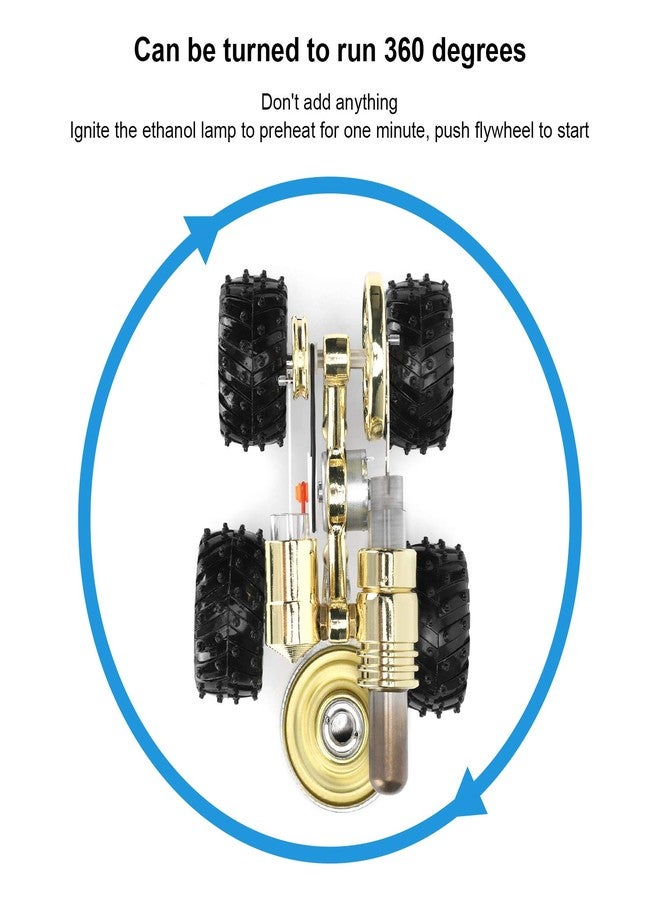 Garosa Stirling Engine Model, Mini External Combustion Motor for Physics Science Experiment Gifts - Image 5