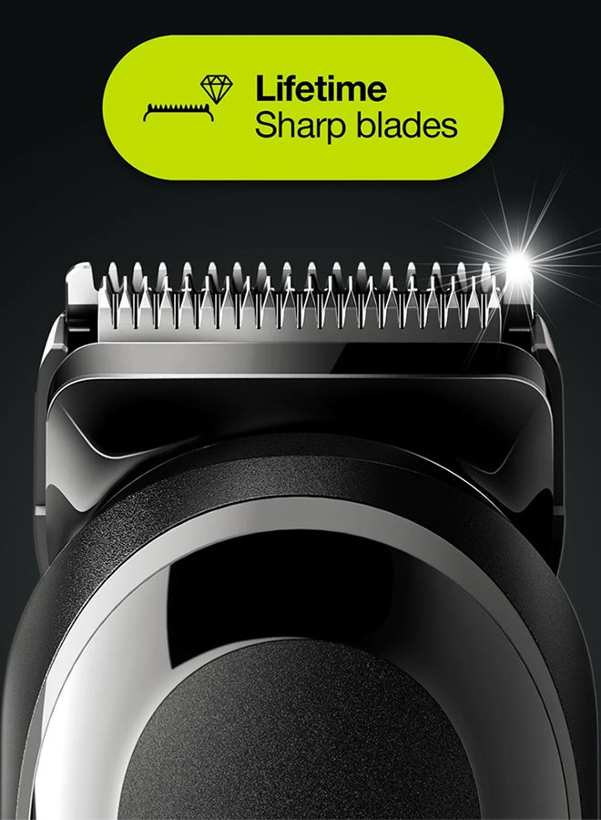 BRAUN MGK 3921 TS All-in-One Trimmer, 6-in-1 Styling Kit with Hard Case Black 8.59 x 18.49 x26.1cm - Image 4