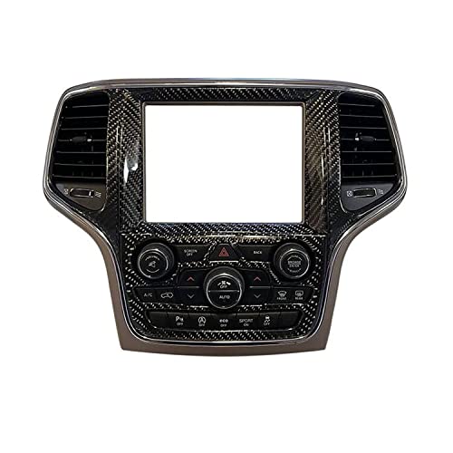 YOCTM ملصق نظام الملاحة GPS لواجهة القيادة YOCTM لجيب جراند شيروكي 2014 2015 2016 2017 2018 مجموعة كاملة من ملحقات الداخلية غطاء زخرفي لواجهة القيادة من ألياف الكربون الحقيقية ملصقات وحدة التحكم المركزية - Image 1
