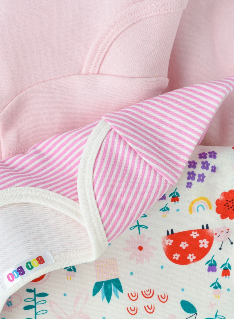 Boo Boo BooBoo Kids Garden Range 3 Pk Bodysuits