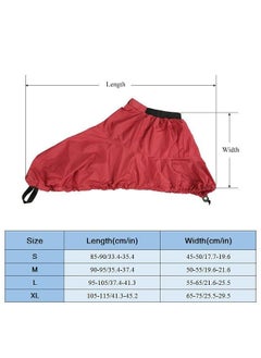 Generic Universal Adjustable Sport Waterproof Nylon Kayak Spray Skirt Deck Sprayskirt Cover Grey L  - Image 4