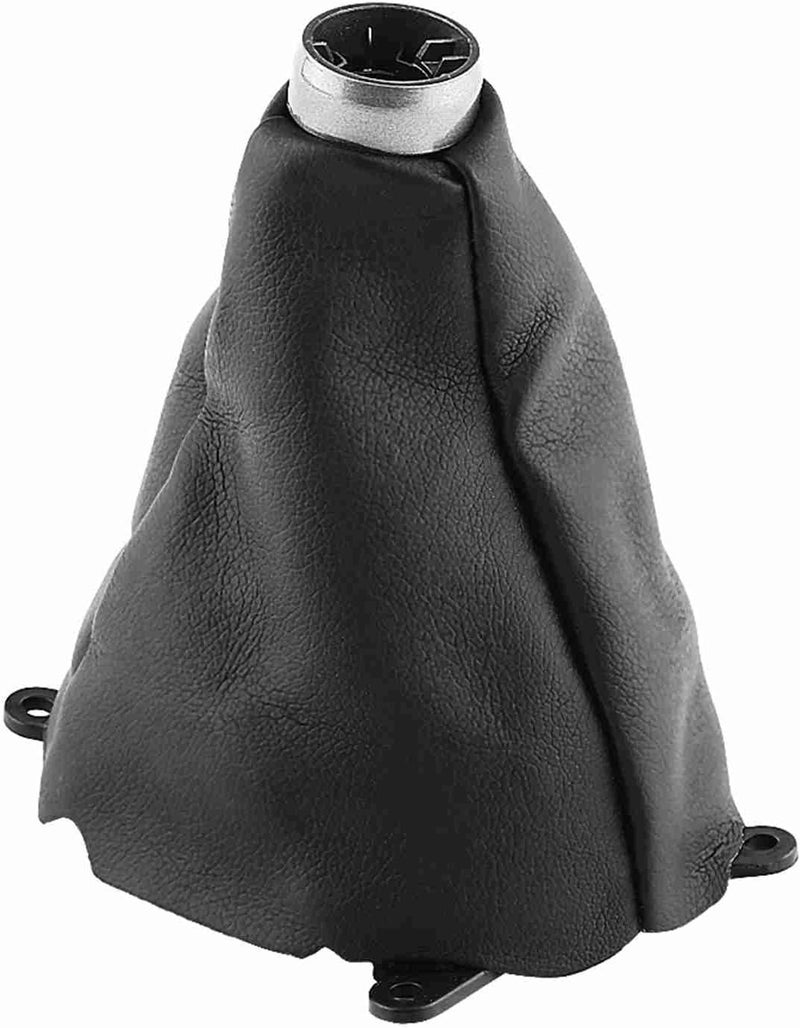plplaaoo Shift Knob Cover, Shift Boot Shifter Boot Cover Manual Gear Shift Knob Cover Car Manual Automatic Car Gear Shift Knob Boot Gaiter Cover PU Leather Gear Shifter Knob Cover - Image 1