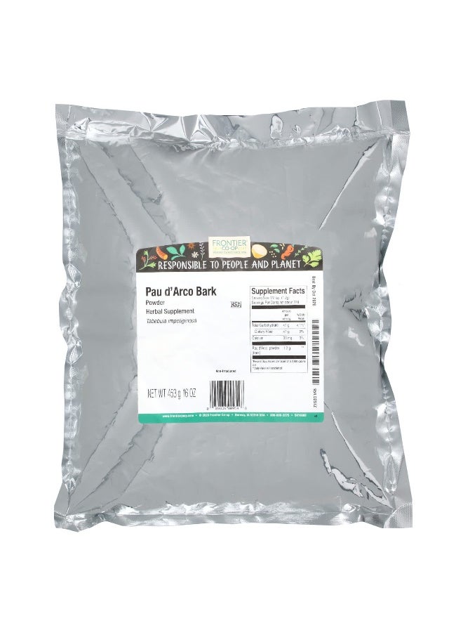 Frontier Co-op Frontier Co-op, Pau d'Arco Bark Powder, 16 oz (453 g)  - Image 2