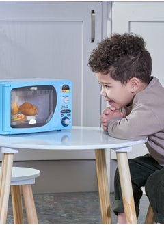 CASDON Delonghi Microwave: Toy Replica Of 'Infinito' Microwave With Flashing Leds, Sounds & More, For Kids Aged 3+, Blue  - Image 2