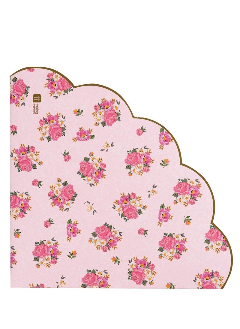 Talking Tables - Truly Scrumptious Scalloped 33Cm Napkin 20pack - Image 1