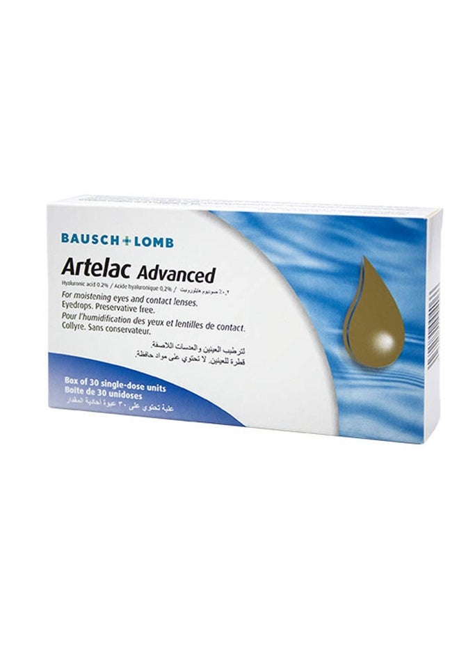 Artelac - Artelac Advanced Eye Drops Single Dose Unit 30's - Image 1