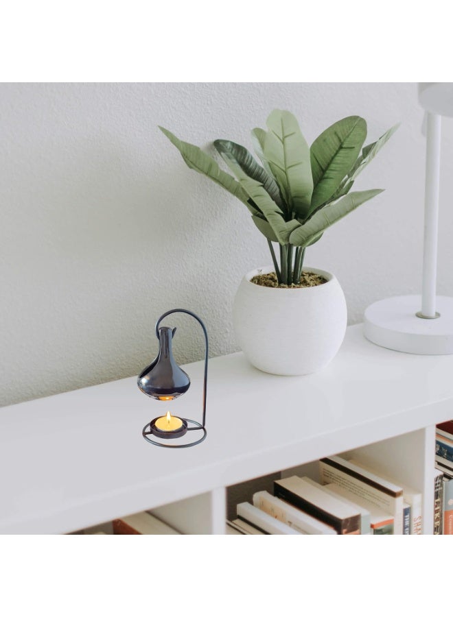 Black Tealight Wax Warmer, Essential Oil Warmer, Tea Light Candle Holder - Image 4