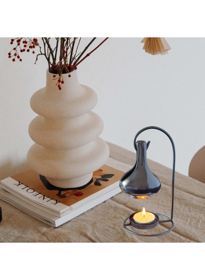 Black Tealight Wax Warmer, Essential Oil Warmer, Tea Light Candle Holder - Image 5