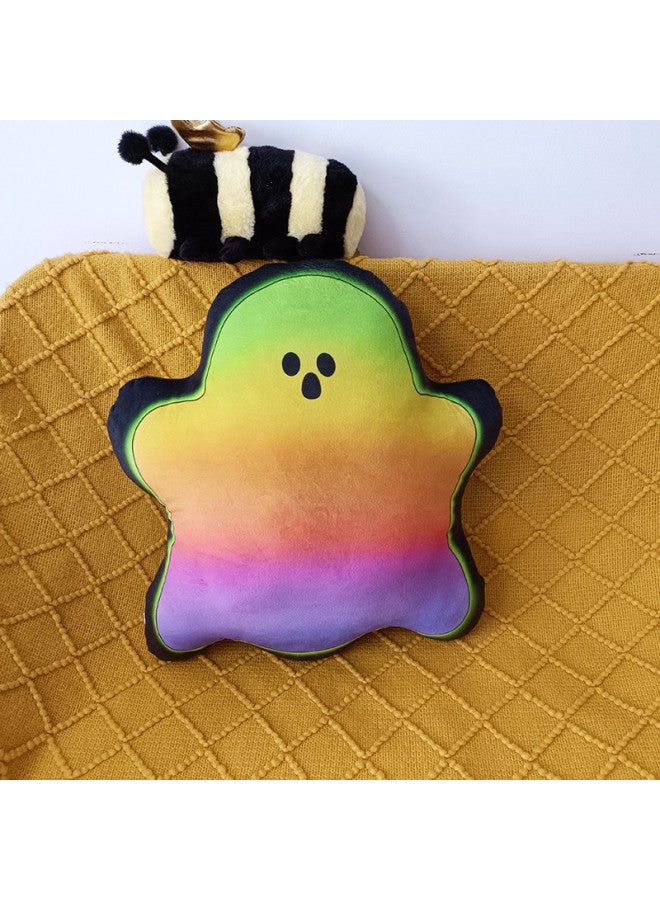 Loquat Colorful Pumpkin Ghost Pillow  Peripheral Activity Decoration Plush Toy Children Doll-Specifications:3-Color:35-40cm - Image 4