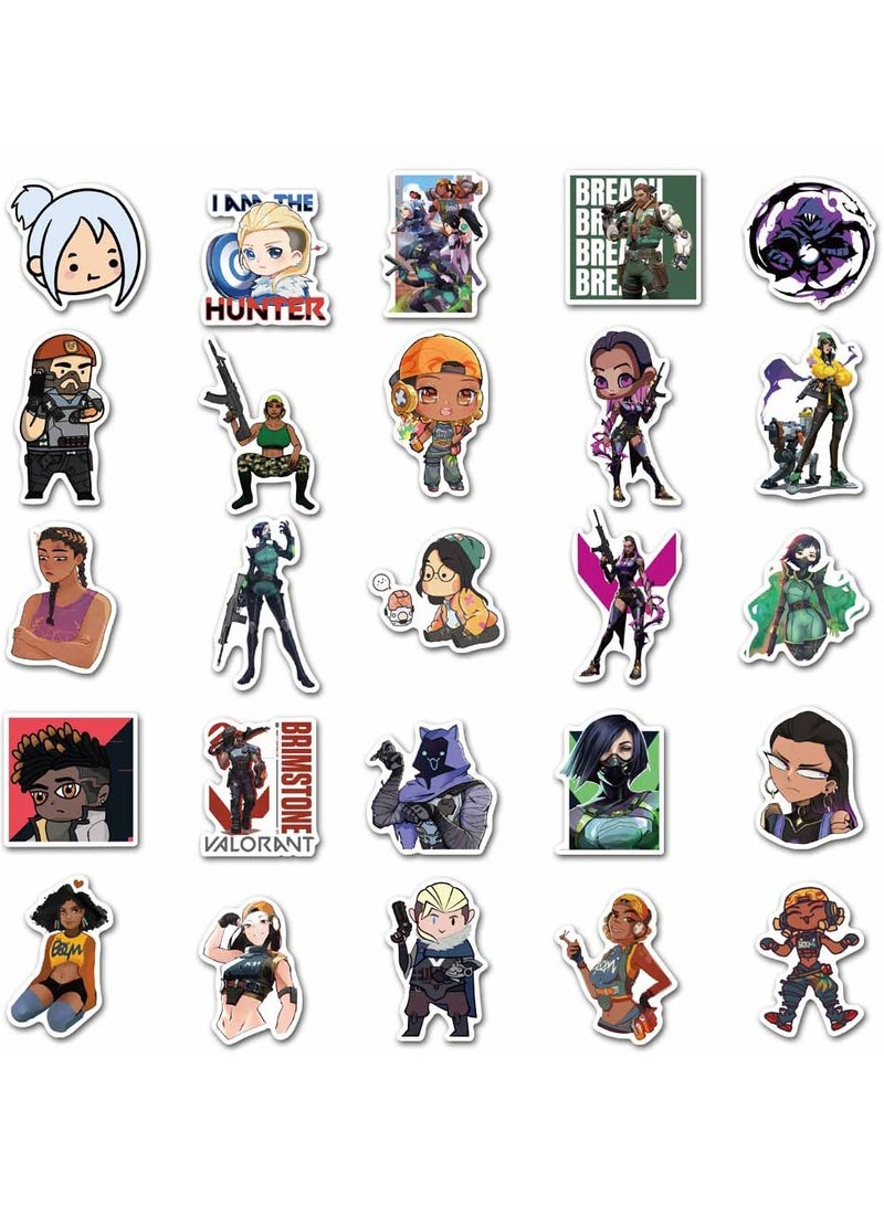 EHOME 50 piece VALORANT Stickers, Laptop Ledger, Water Cup, Ipad Phone Case Decoration, Waterproof Sticker  - Image 3