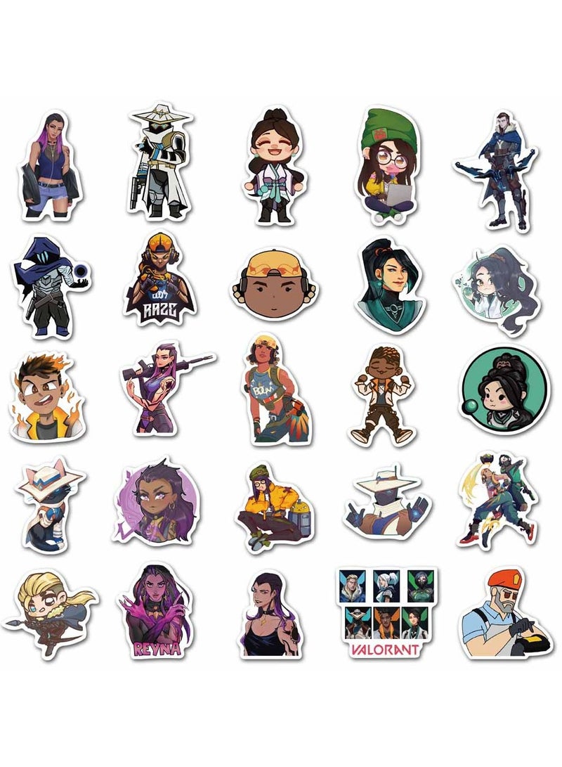EHOME 50 piece VALORANT Stickers, Laptop Ledger, Water Cup, Ipad Phone Case Decoration, Waterproof Sticker  - Image 2