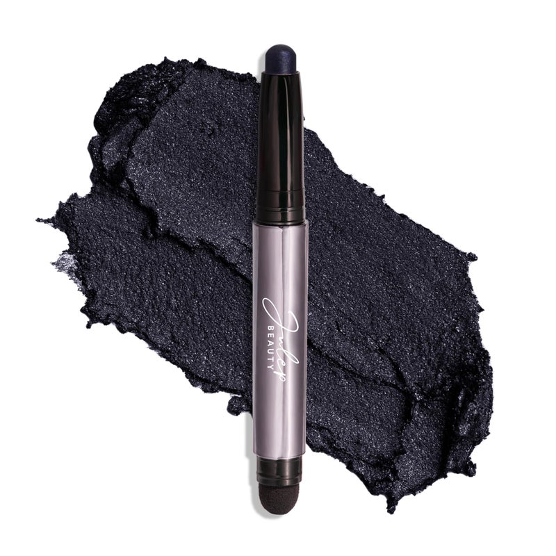 Julep Eyeshadow 101 Cream-to-Powder Waterproof Shadow Stick â€“ Midnight Blue Shimmer â€“ Long-Lasting, Crease-Proof, Dark Blue Shimmer Cream Eyeshadow with Built-in Smudger - Image 1