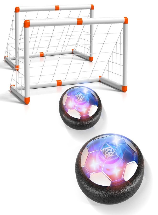 WATUDOU 2 Goals & 2 Hover Soccer Balls Toys for Kids, Indoor & Outdoor Soccer Ball Game for Kids Boys Ages 3-5 4-8, Birthday Gifts for 3 4 5 Year Old Boys, Ideas Sports Toys - Image 1