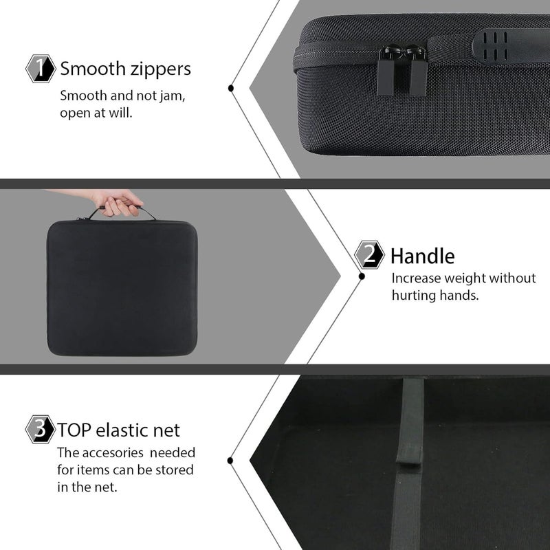 co2CREA Hard Travel Case Cover for Numark Party Mix Live (Box Only, Case Only) (Numark Party Mix Live) - Image 5