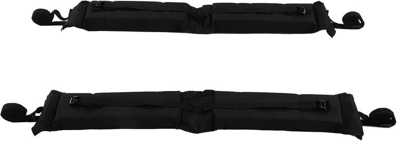 Soft Roof Rack Pad, 60kg Load Capacity Universal Car Kayak Surfboard Paddleboard Carrier, with Non Slip Bottom and Foldable Design, for SUVs Sedans 2 Door 4 Door Cars - Image 1