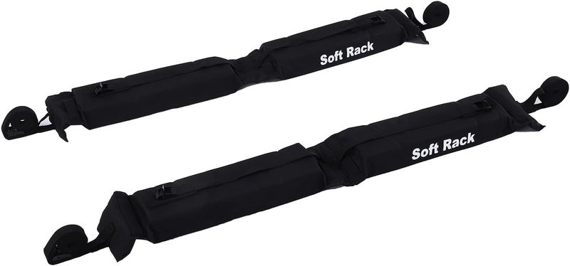 Soft Roof Rack Pad, 60kg Load Capacity Universal Car Kayak Surfboard Paddleboard Carrier, with Non Slip Bottom and Foldable Design, for SUVs Sedans 2 Door 4 Door Cars - Image 3
