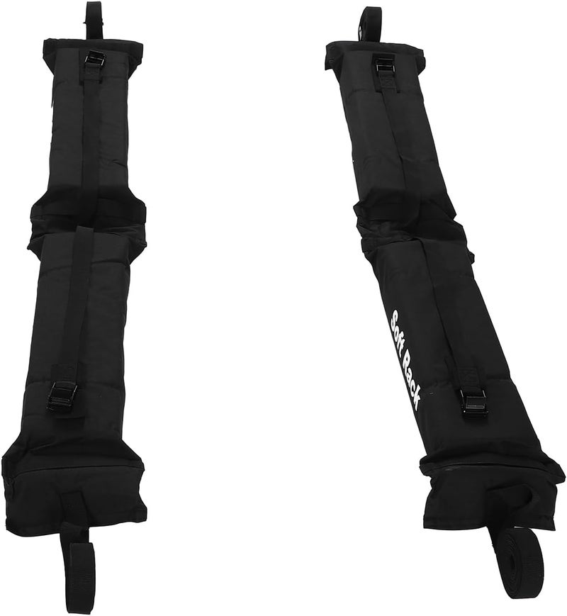 Soft Roof Rack Pad, 60kg Load Capacity Universal Car Kayak Surfboard Paddleboard Carrier, with Non Slip Bottom and Foldable Design, for SUVs Sedans 2 Door 4 Door Cars - Image 4