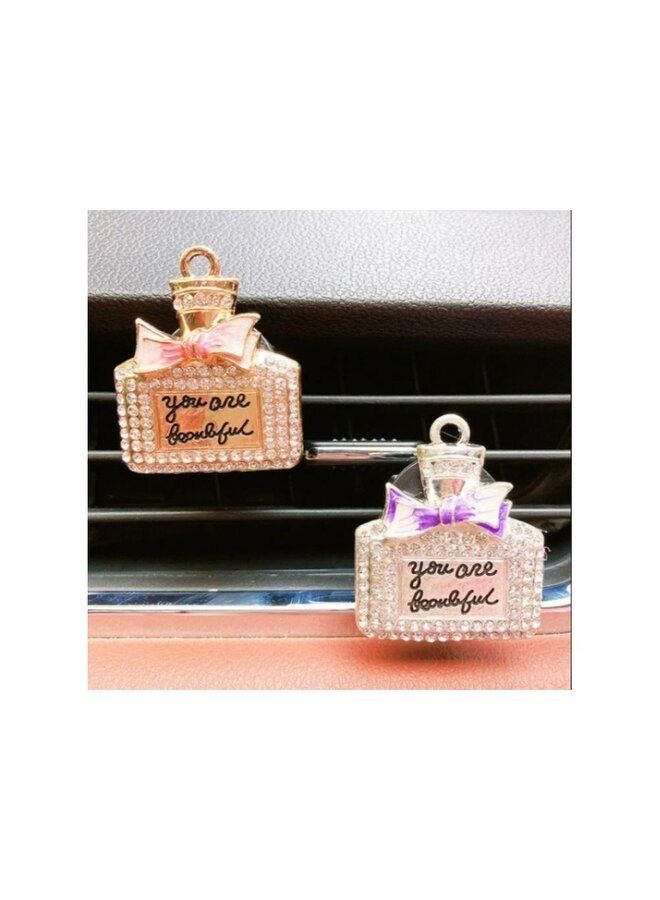 general Car Air Diffuser Clip in the Shape of Perfume - Image 1