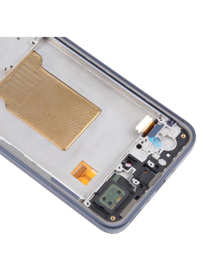 erorex Replacement For Samsung Galaxy A35 SM-A356B 6.43 inch OLED LCD Screen Digitizer Full Assembly with Frame Dark Blue - Image 5