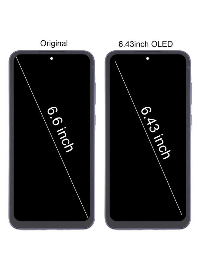 erorex Replacement For Samsung Galaxy A35 SM-A356B 6.43 inch OLED LCD Screen Digitizer Full Assembly with Frame Dark Blue - Image 2