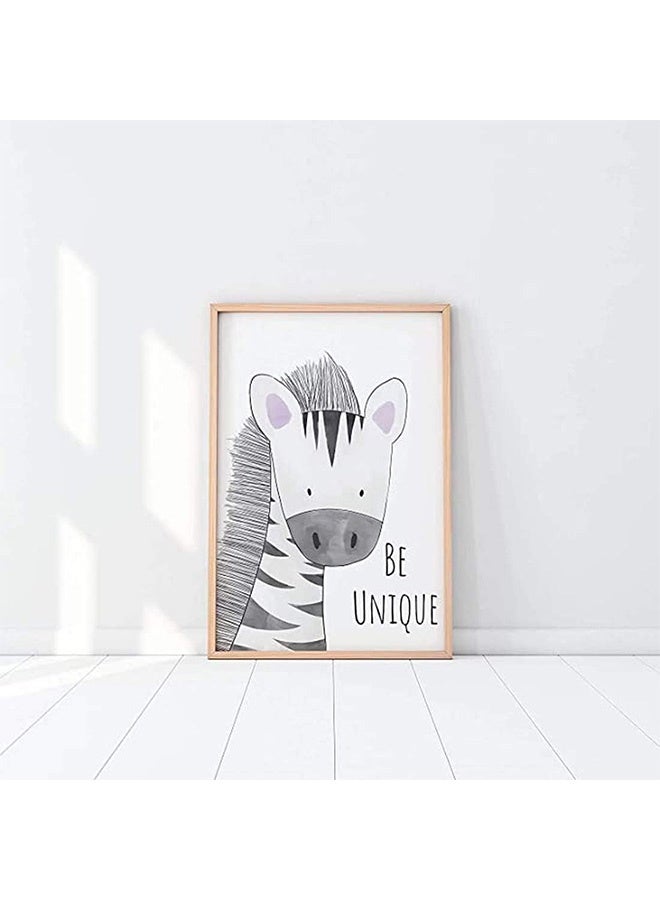 Peachjoy 6 Pack Pictures Animals Nursery Baby Room Decoration Picture Boy Girl PosterAnimals Africa Animals Poster Decoration 21x30 Cm (No Frame) - Image 2