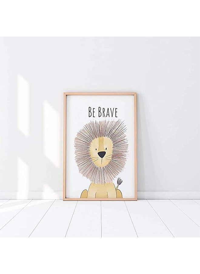 Peachjoy 6 Pack Pictures Animals Nursery Baby Room Decoration Picture Boy Girl PosterAnimals Africa Animals Poster Decoration 21x30 Cm (No Frame) - Image 3