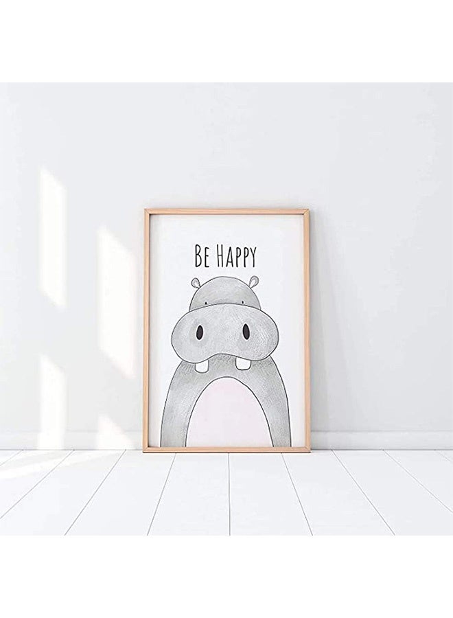 Peachjoy 6 Pack Pictures Animals Nursery Baby Room Decoration Picture Boy Girl PosterAnimals Africa Animals Poster Decoration 21x30 Cm (No Frame) - Image 4