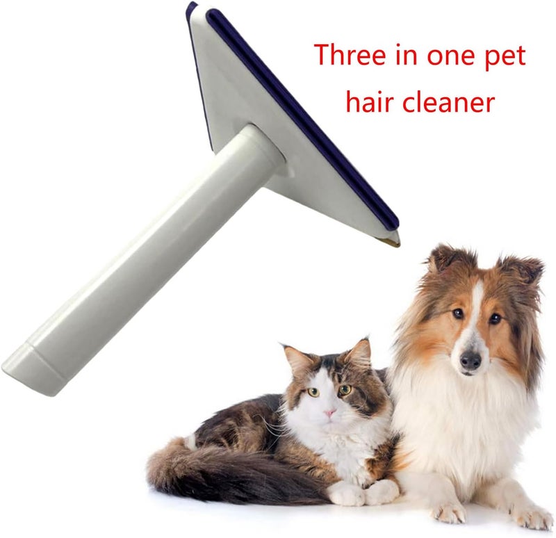 3 in 1 Car Hair Remover Grooming Pet Removal Handheld Device Detachable Handle for Household Pet Scraper Tool - Image 3