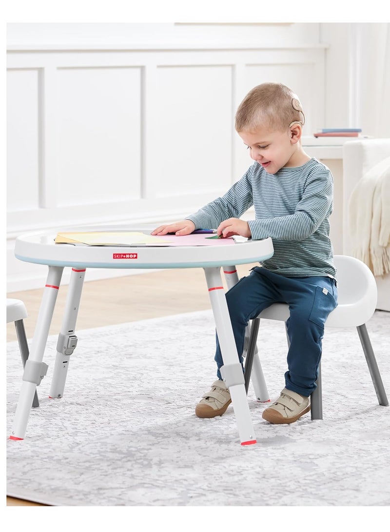 Skip Hop مركز نشاط الأطفال من سكيب هوب: مركز لعب تفاعلي مع وظيفة النمو على 3 مراحل، 4 أشهر فما فوق، سحابة فضية - Image 4