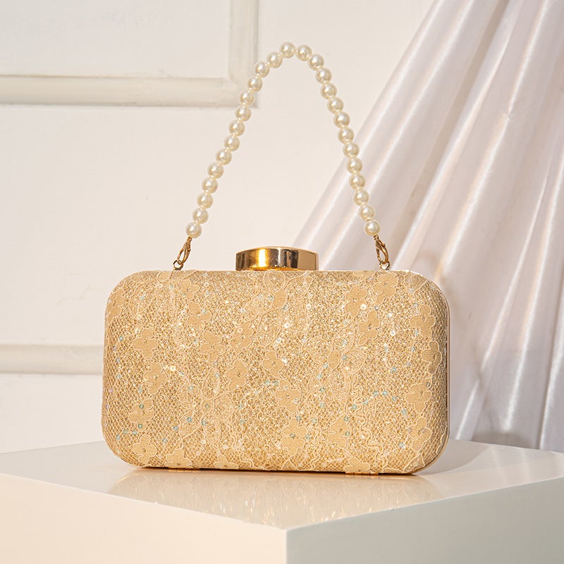 New Evening Bag Cheongsam Bag Celebrity Handbag Crossbody Bag Lace Sequin Women'S Bag Fashion Women'S Bag - Image 3