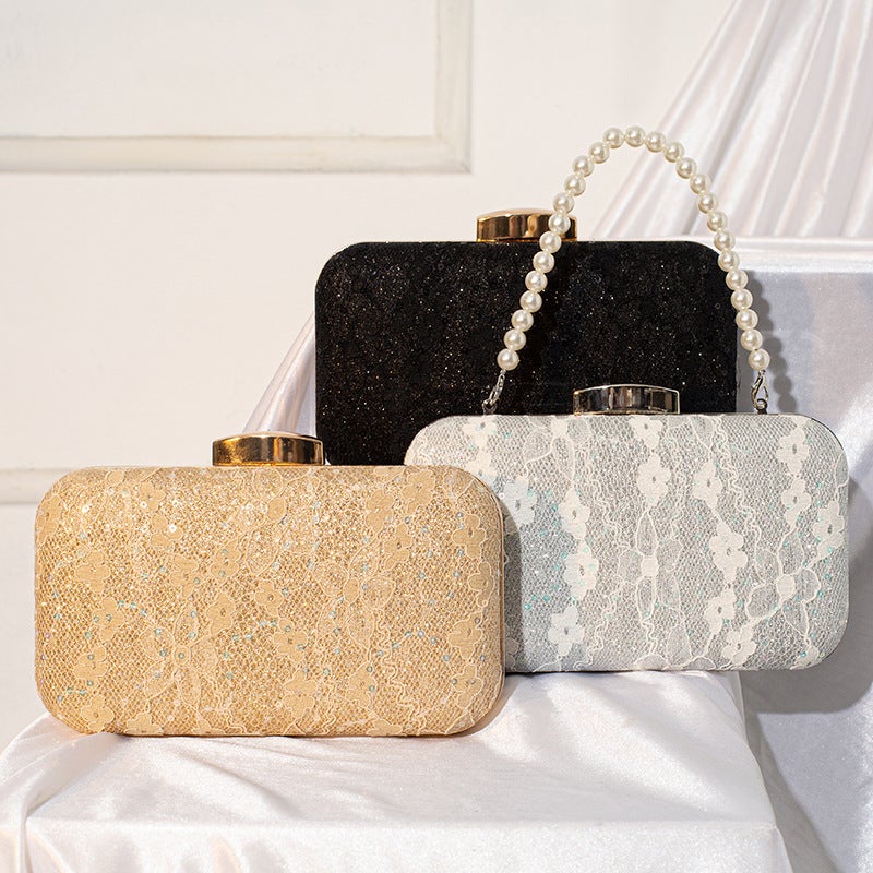 New Evening Bag Cheongsam Bag Celebrity Handbag Crossbody Bag Lace Sequin Women'S Bag Fashion Women'S Bag - Image 2