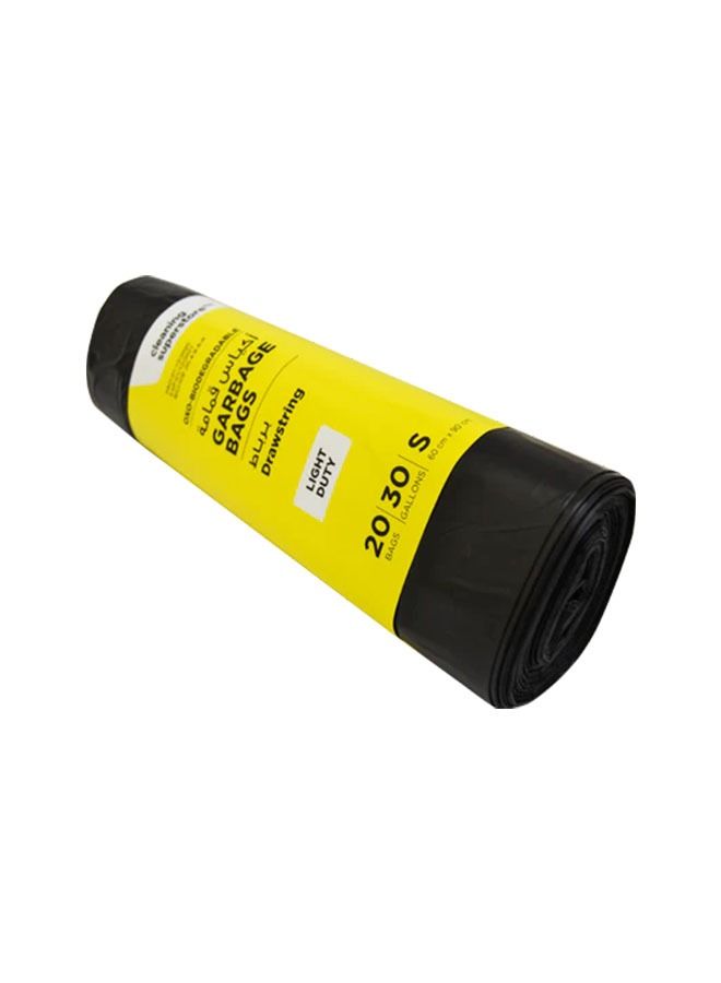 cleaning superstore Multi-Purpose Garbage Bag Roll for Garbage Bin/Dust Bin/Waste Basket/30 Gallons/20 Bags/60x90 cm - Image 2