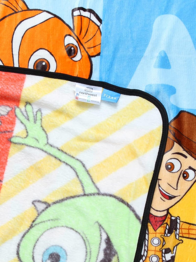 Northwest Disney Pixar Character Quilt Pattern Silk Touch Throw Blanket 50" x60" (127cm x 152cm) - Image 2
