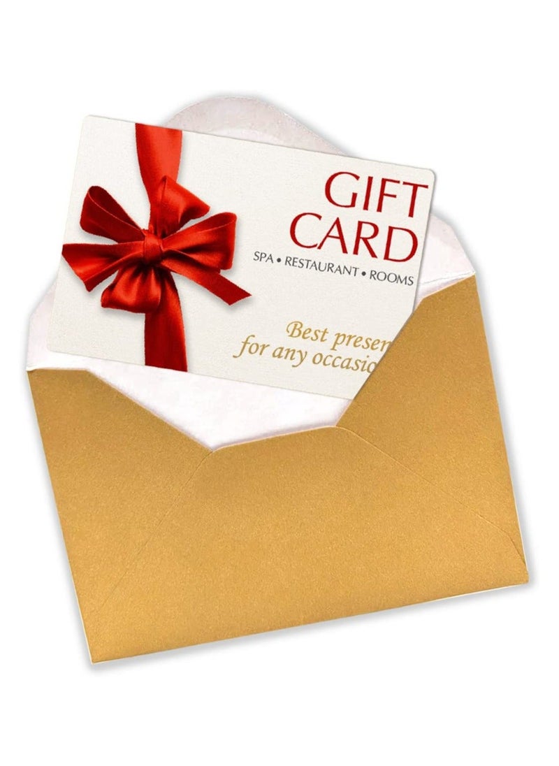 Y&D 100 Pcs Gift Card Envelopes Mini Paper Business Bulk Tiny Envelope Pockets for Small Note Cards Gold  - Image 4