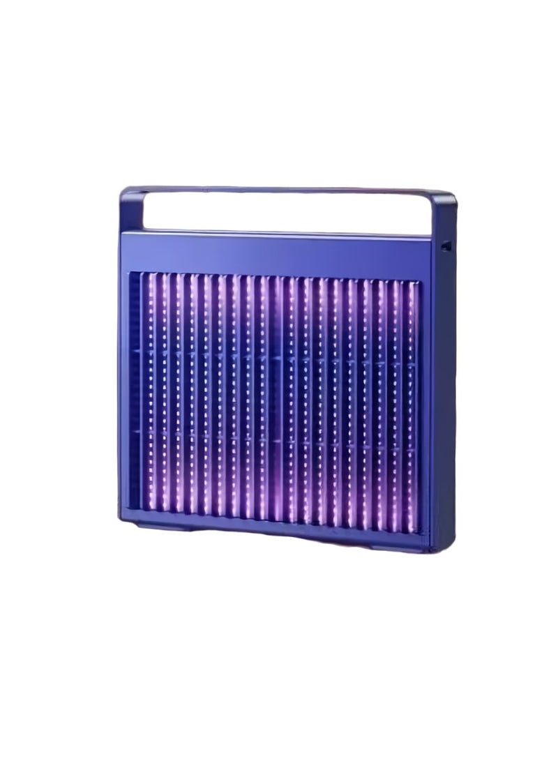 AROAQ Wireless Mosquito Killer Lamp, Ultra Thin Electric Shock Mosquito Killer, Lightweight And Portable Insect Killer Light, Wall Mount Bug Trap Killer For Outdoor And Indoor, (Blue No Battery)  - Image 1