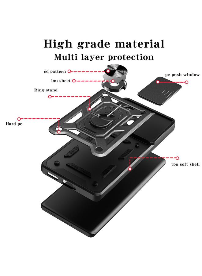 زبون جراب لهاتف Huawei nova 13 Pro بتصميم غطاء كاميرا منزلق مصنوع من مادة TPU+PC - Image 3