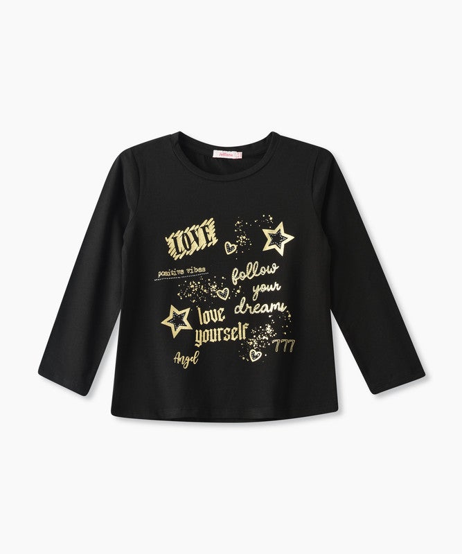 JELLIENE GIRLS TOP MAKE YOUR LITTLE ONE LOOK EXTRA ADORABLE WITH THIS GRAPHIC - Image 1