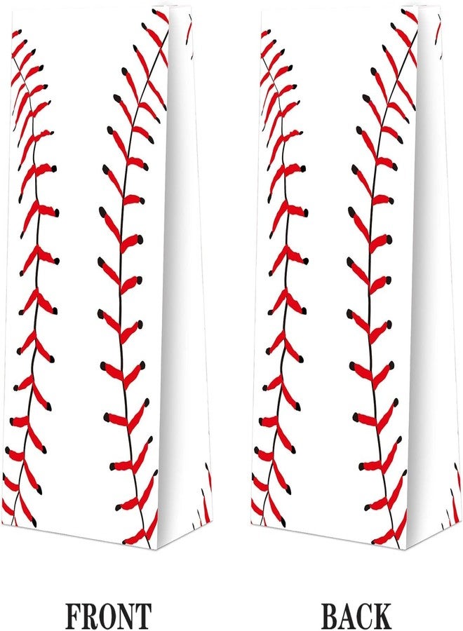 BCHOCKS 30 PCS Party Favor Candy Bags for Baseball Birthday Party Supplies, Party Gift Goody Treat Candy Bags for Baseball Party Favors Decor Birthday Party Decor for Baseball Party Girls Kids Birthday Decoration - Image 5