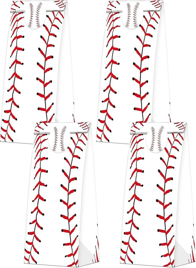 BCHOCKS 30 PCS Party Favor Candy Bags for Baseball Birthday Party Supplies, Party Gift Goody Treat Candy Bags for Baseball Party Favors Decor Birthday Party Decor for Baseball Party Girls Kids Birthday Decoration - Image 1