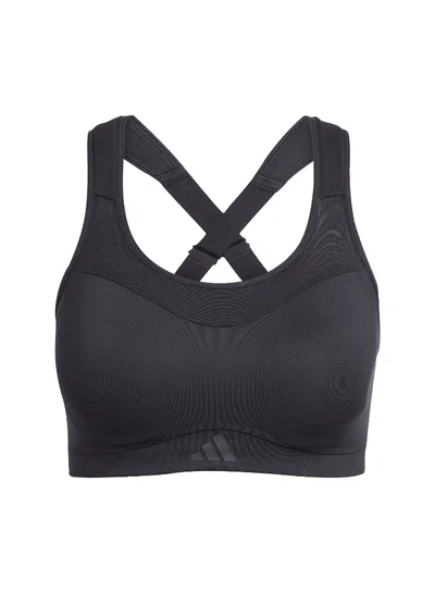 adidas حمالة صدر تدريب Tlrdim Hs سوداء للنساء مقاس XS A-B