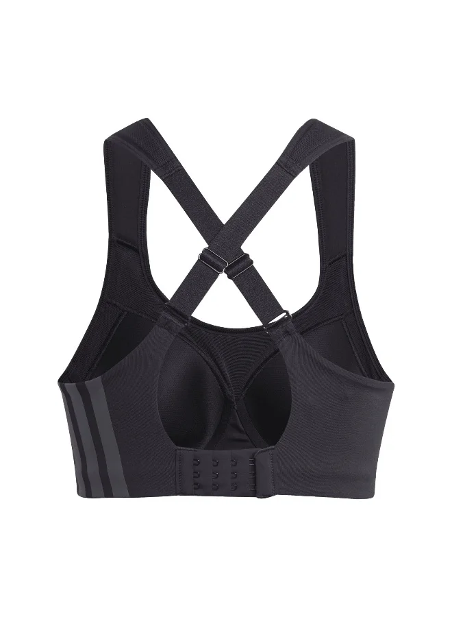 Adidas Adidas Tlrdim Hs Bra Black Training Bra For Women XS A-B