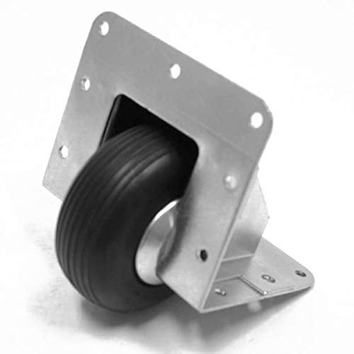 Penn Elcom Recessed Castor with 75mm 3 Black Wheel W2080HD - Image 1