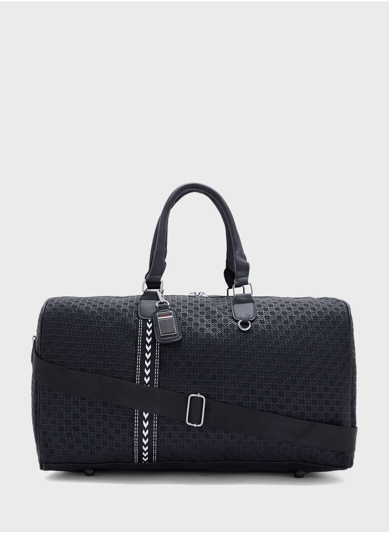 Robert Wood Textured Weekender Duffle Bag