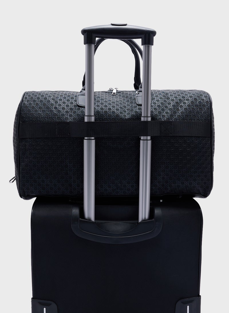 روبرت وود حقيبة دافل نهاية الأسبوع بنقوش - Image 5