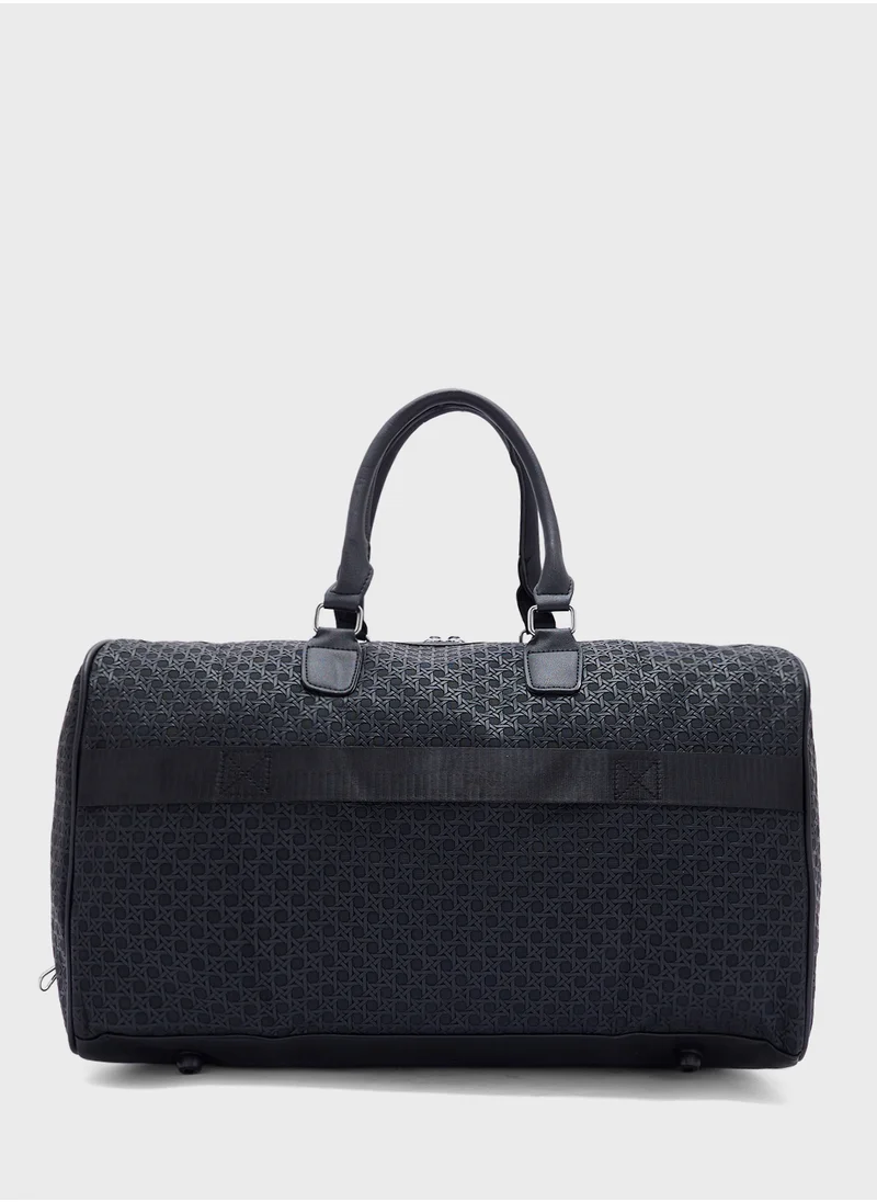 Robert Wood Textured Weekender Duffle Bag