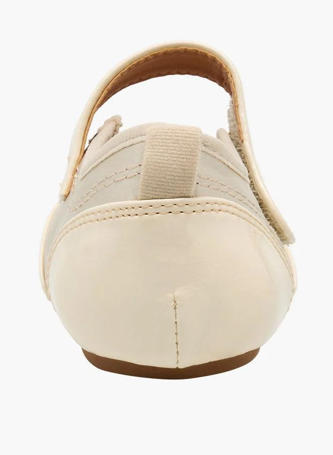 Flora Bella By Shoexpress IVORY Girls Stitch Detail School Mary Jane Shoes for Women | Best Price UAE